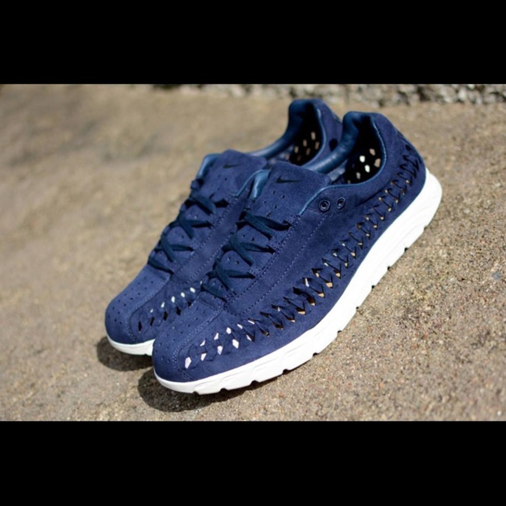 Nike Navy Mayfly Woven Sneakers